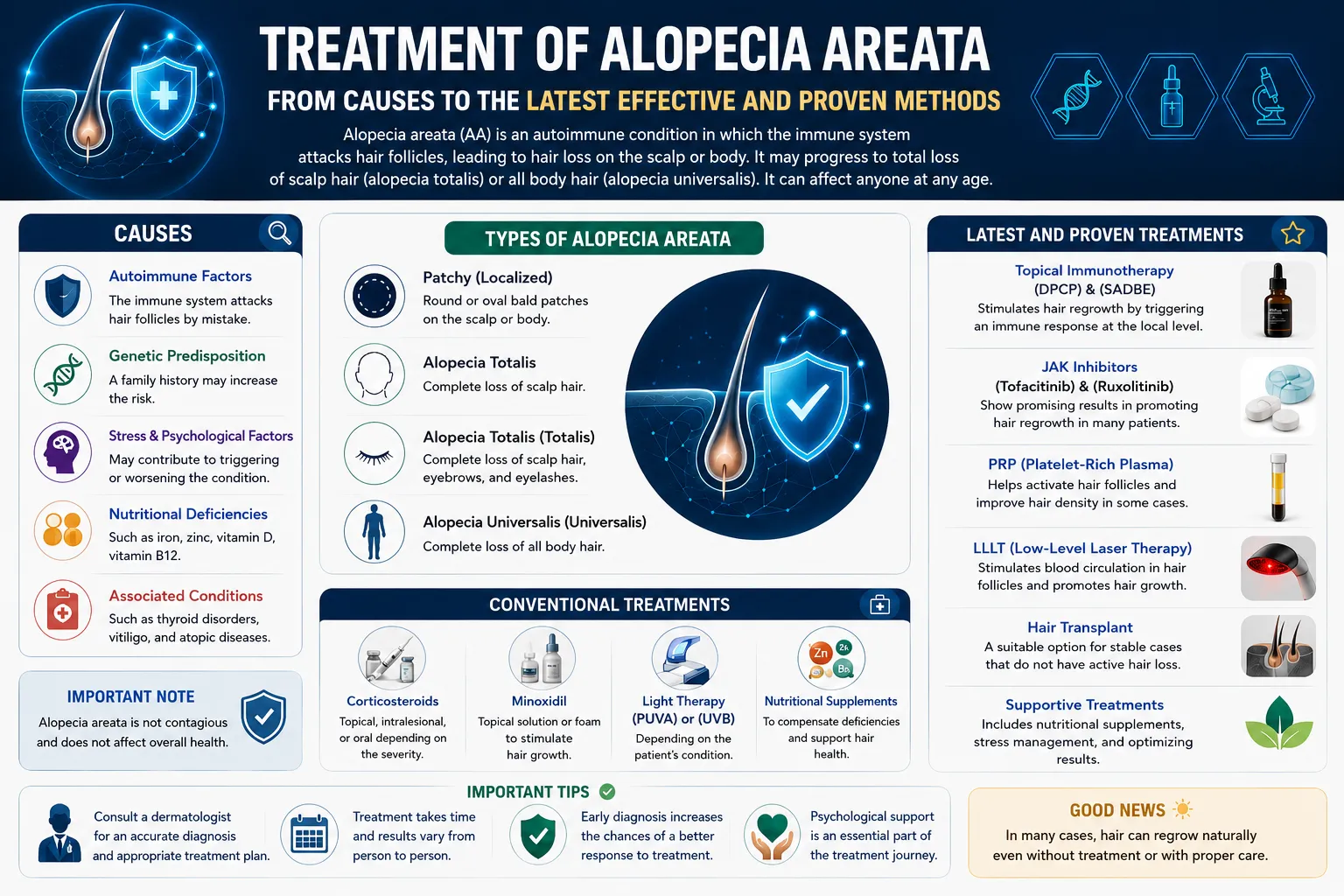 Comprehensive Hair Loss Treatment: From Causes to the Most Effective and Proven Methods
