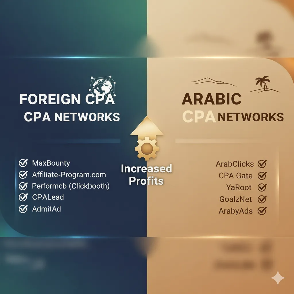 أفضل شبكات CPA الأجنبية والعربية